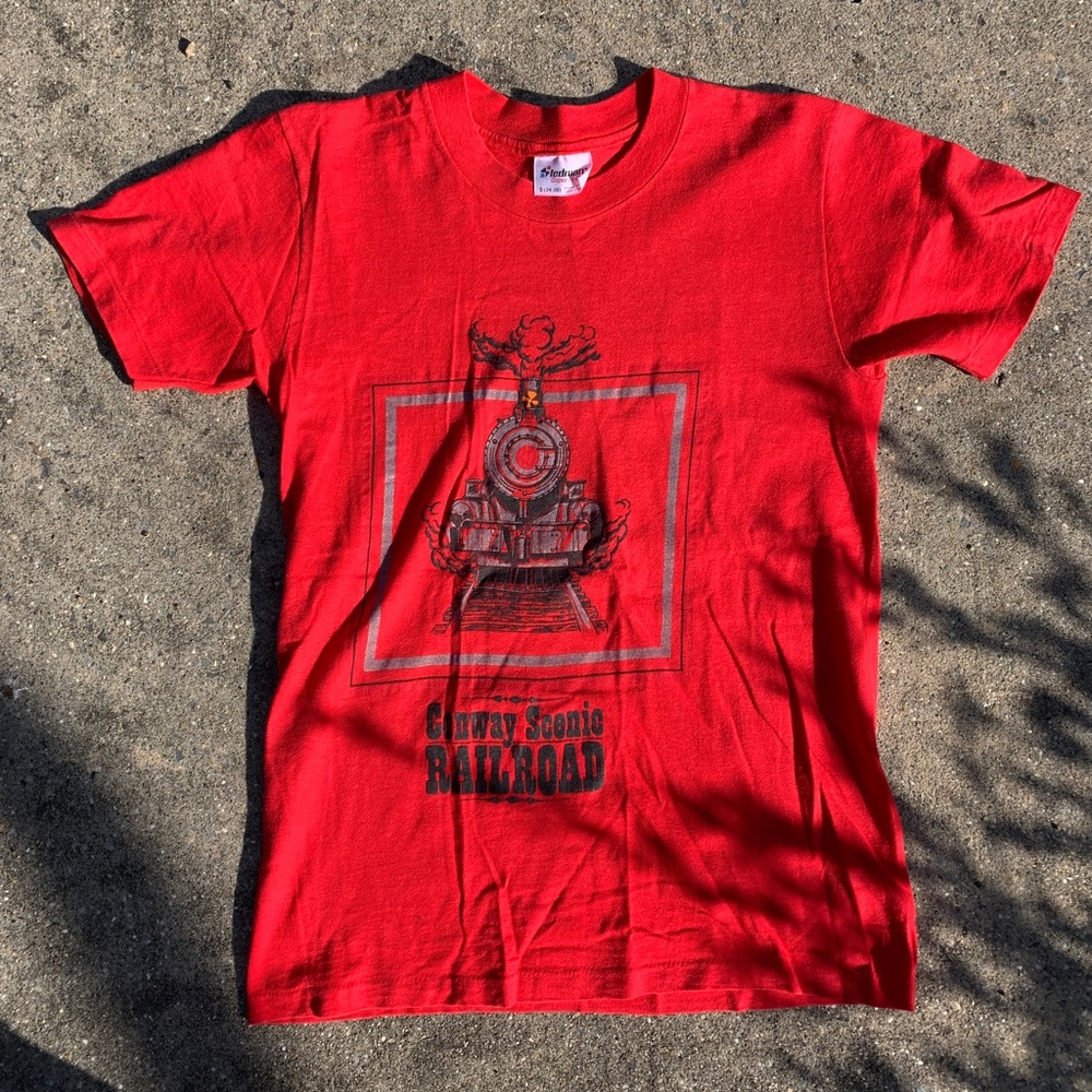Vintage Single Stitched Conway Railroad Tee